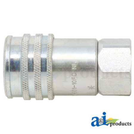 A & I Products Coupler. Female Flat Face; FEM Series 4" x1" x1" A-FEM-501-10FO-NL